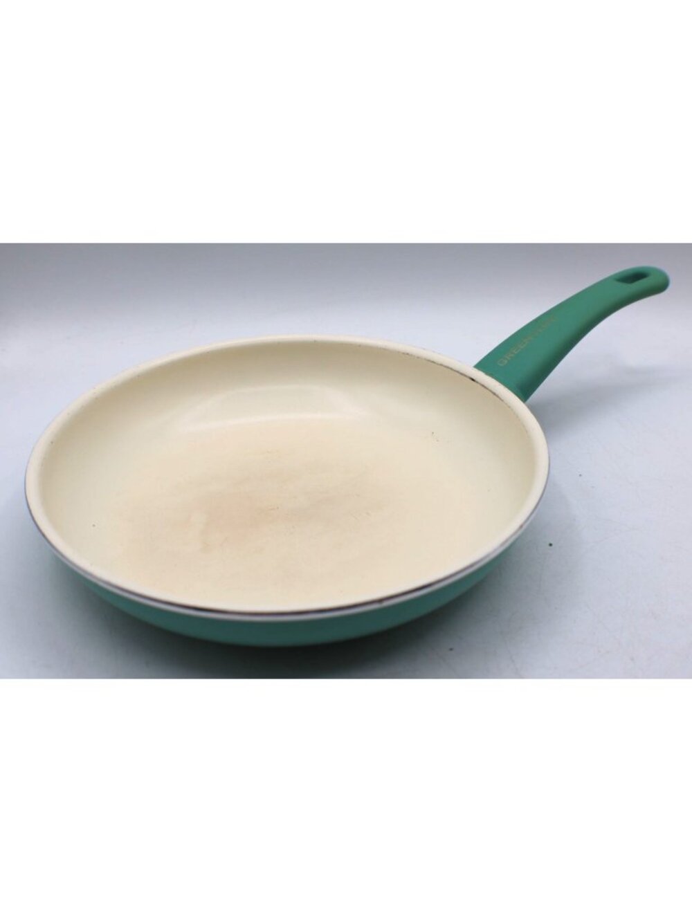 GreenLife Turquoise Ceramic Non‑Stick Frying Pan 8 in - Skillet Soft Grip Handle